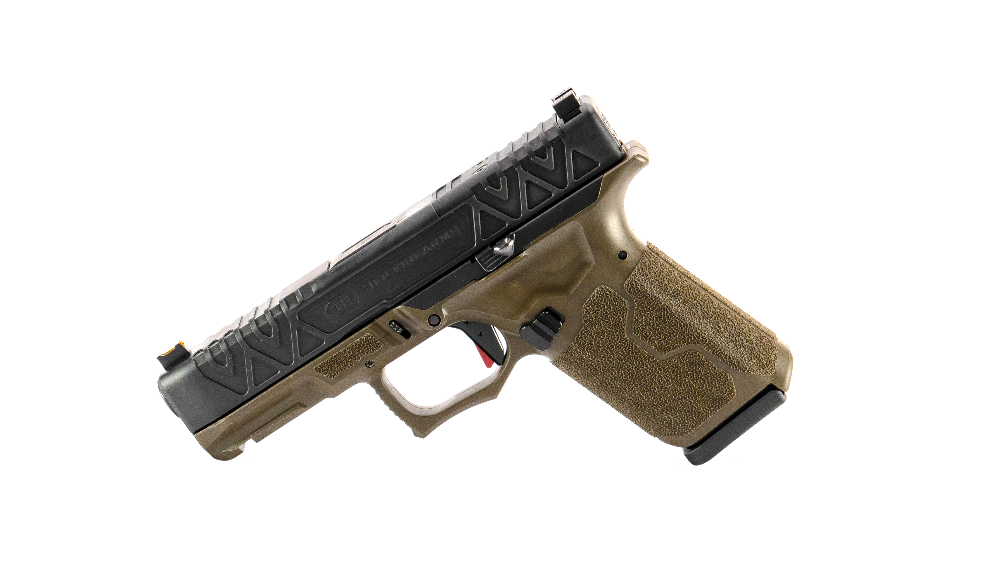 AGENT-9 LUGER-COMPACT-GREEN POLYMER-4” BARREL-STANDARD